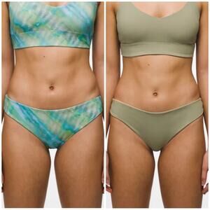 Prana Gemma Reversible Swim Bottom Women's XL Mirage Bikini Brief Beach Sporty